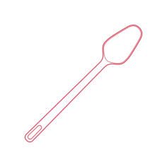 Objects Cooking Utensils Ikea Fullandad Spoon Stencil Svg Vector, Free Vectors File